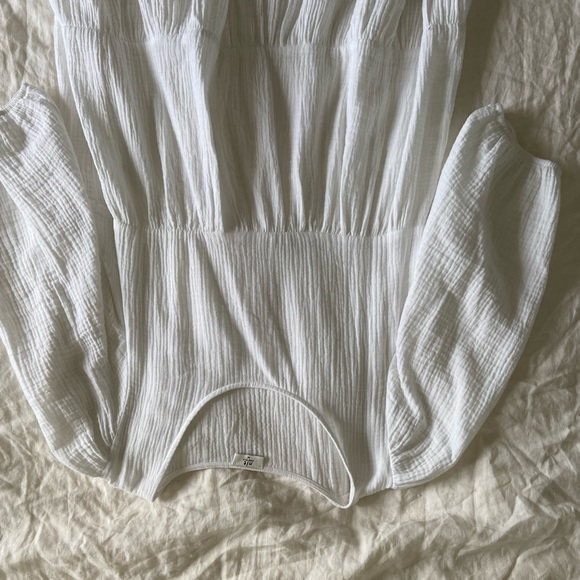 SOLD!! No Less Than LA white baby doll dress - Picture 3 of 3